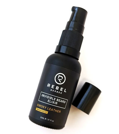 Премиальный эликсир для бороды REBEL BARBER Invisible beard elixir Smoky Leather 30 мл