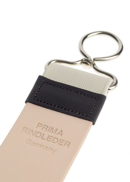 Двусторонний ремень для правки опасной бритвы MUEHLE, кожа + текстиль