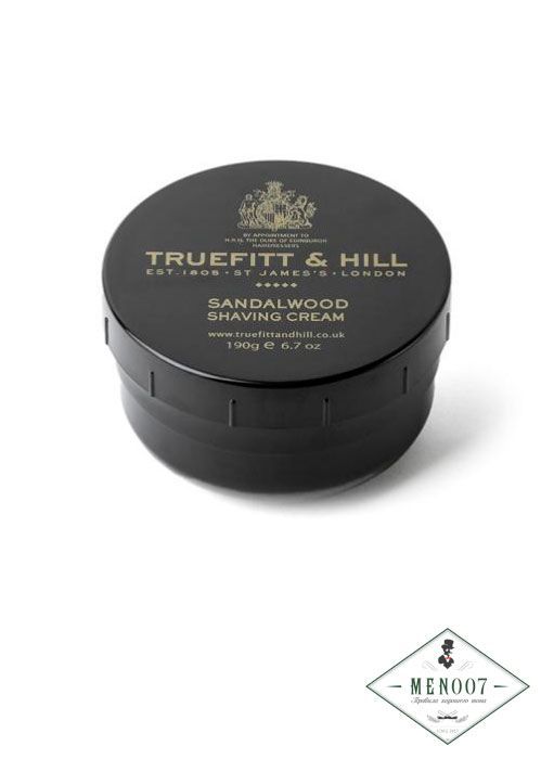 Крем для бритья в банке Truefitt & Hill Sandalwood -190г.