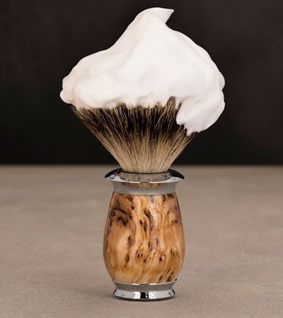 Помазок MUEHLE PURIST, барсучий ворс высшей категории Silvertip, каповая береза