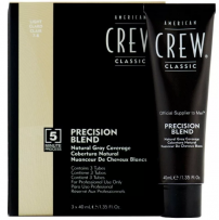 Краска для седых волос светлый оттенок 7/8 3х40 мл American Crew Precision Blend