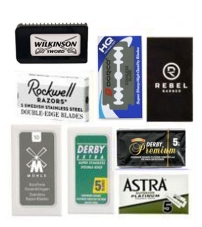 Набор сменных лезвий  Muehle, Derby, Astra, Dorco, Wilkinson, Dorco, Gilette, RockwellRazor