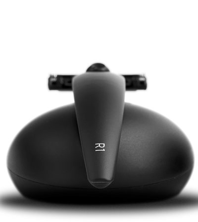 Подарочный набор Bolin Webb R1, бритва R1 черная матовая, подставка R1 черная