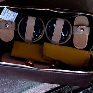 Набор в тёмном кожаном футляре TARRAGO