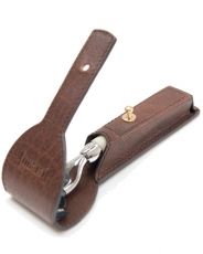Дорожный бритвенный набор CAPTAIN FAWCETT  Razor & Handcrafted Leather Case
