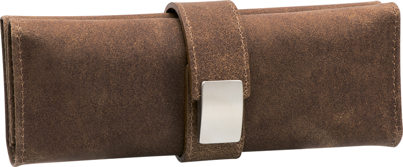 Маникюрный набор, 5пр. Футляр: натур.кожа, цвет коричневый Erbe 94980ER