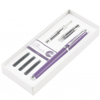 Набор I-SHARE: ручка - роллер + сменная насадка с пером + конвертер + чернила PIERRE CARDIN PCI-001-2