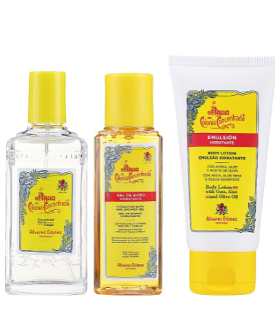 Подарочный набор Alvarez Gomez Agua De Colonia Concentrada Набор (edc/80ml + sh/gel/90ml + b/lot/75ml)