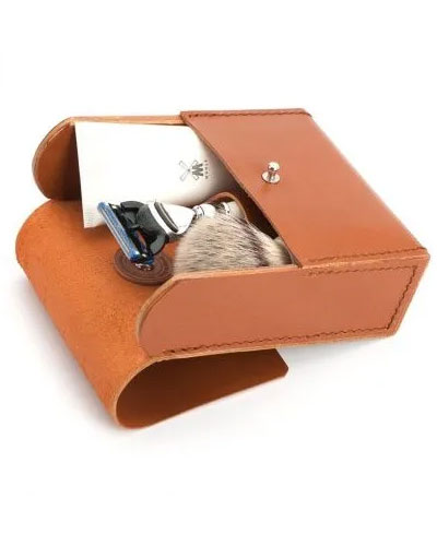 Дорожный чехол MUEHLE, коричневая кожа, без предметов