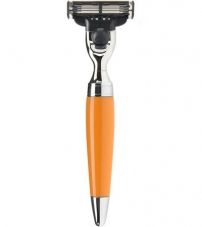 Бритва MUEHLE STYLO, Mach3, смола, цвет карамели