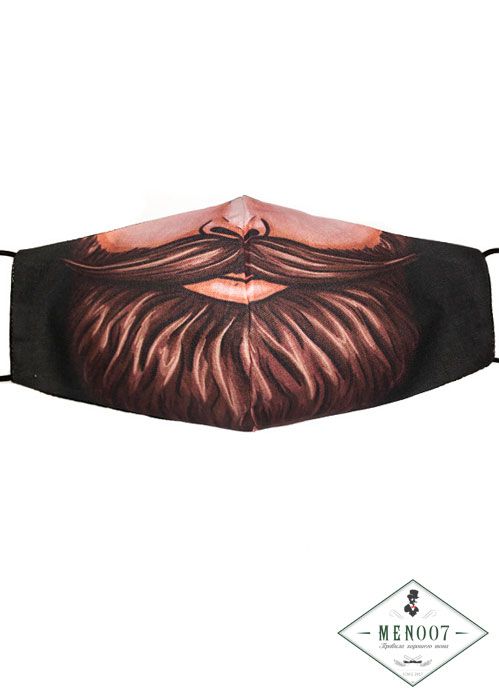 Защитная маска многоразовая "БОРОДАЧ" мужская