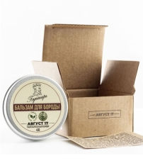 Твердый бальзам для бороды Бунтарь - Август 17 - 40 гр.