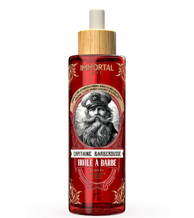 Масло для бороды в подарочной упаковке IMMORTAL NYC CAPITANE BARBEROUSSE BEARD OIL-100мл.