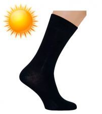 Носки мужские SAPHIR, черные, хлопок (48%), микромодал (47%), лайкра (5%).