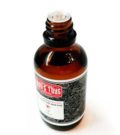 Антисептик для рук парфюмированный BOY’S TOYS «Кедр & Ветивер» -50мл.