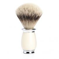 Помазок MUEHLE PURIST, барсучий ворс высшей категории Silvertip, смола, цвет слоновой кости
