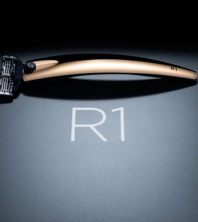 Бритва Bolin Webb R1, золотистая, Gillette Mach3