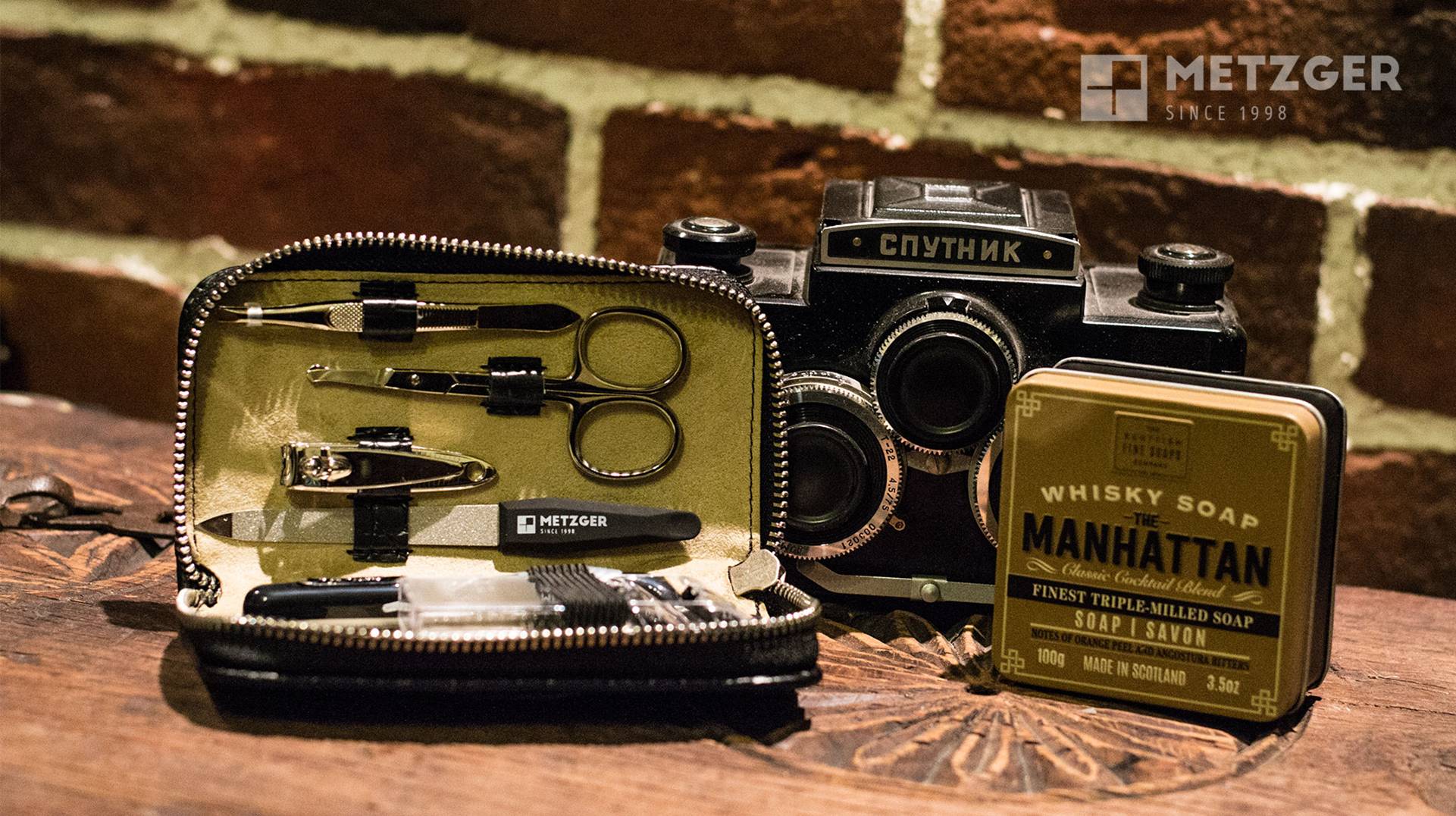 Маникюрный набор Metzger MS-348-S-(6 предметный) ДЛЯ МУЖЧИН