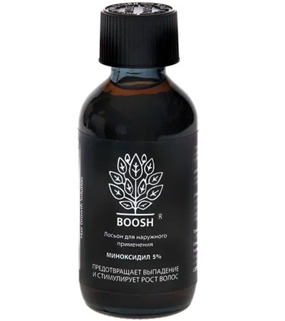 Лосьон для роста волос и бороды BOOSH Minox + 5 % -60мл.