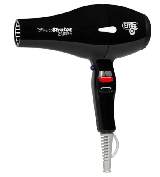 Профессиональный фен ETI Micro Stratos 3600 Черный