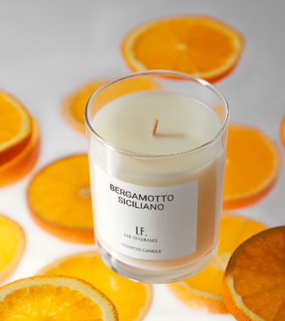 Ароматическая свеча Лаб Фрагранс Bergamotto siciliano (Сицилийский бергамот) -180
