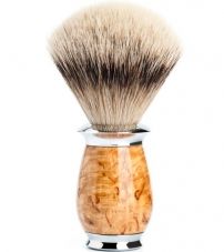 Помазок MUEHLE PURIST, барсучий ворс высшей категории Silvertip, каповая береза