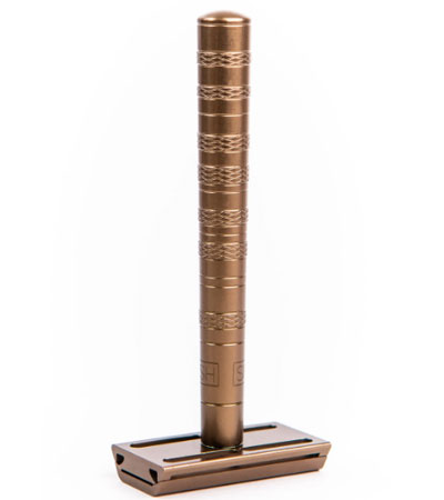 Т-образная бритва Henson Shaving AL13, коричневая, Mild