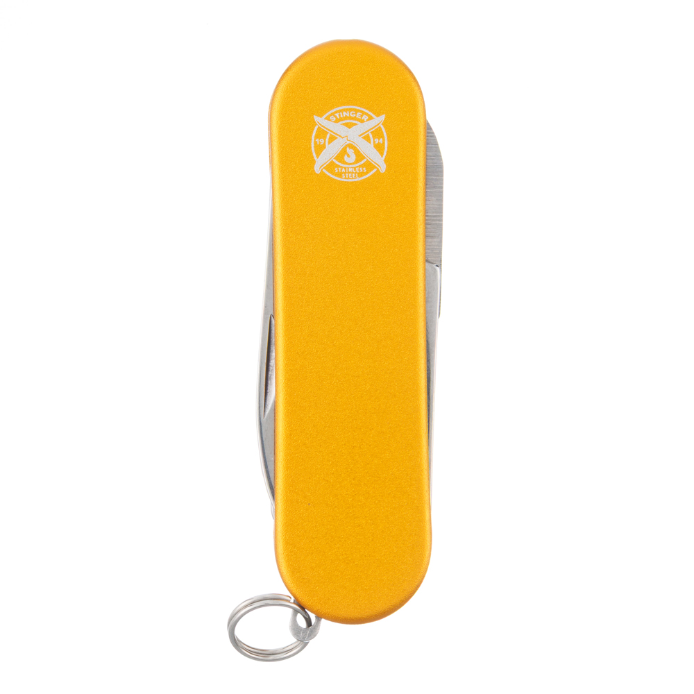 Нож перочинный STINGER FK-K7003LG-GOLD