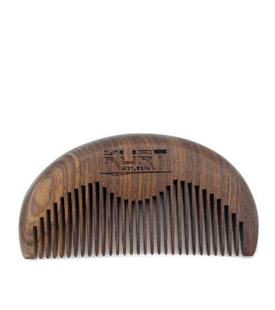 Расческа-гребень из черного сандалового дерева  KURT K-50029