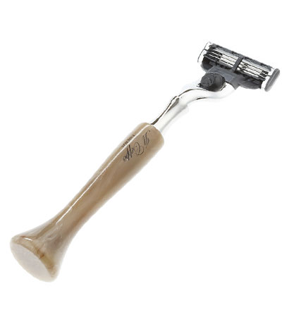 Станок для бритья IL Ceppo, MACH3, каучуковая смола, рукоять - серый перламутровый цвет